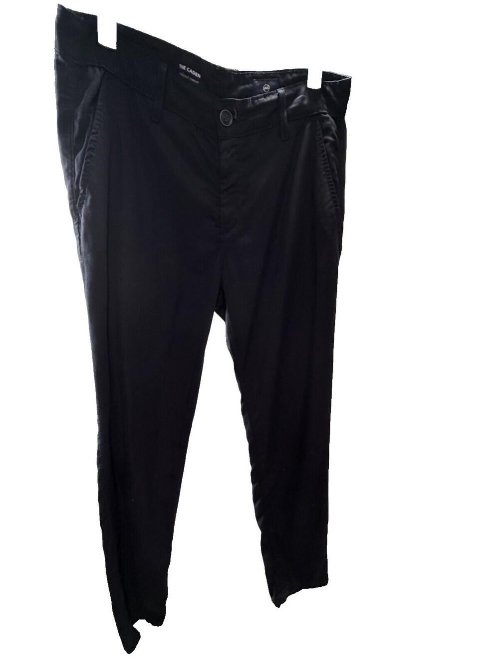 AG Adriano Goldschmied The Caden Tailored Trouser Black Pants Womens Size 26R